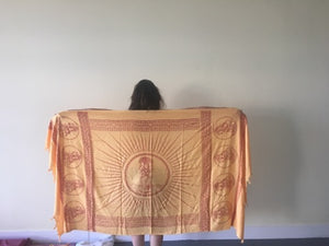 Authentic Indian shawl pareo meditation